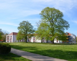 Außenbereich des Seniorenzentrums Kornwestheim
